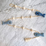 Indigo Fish Garland