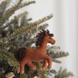 Felt Horse Ornament
