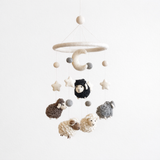 Gray Sheep Baby Mobile For Nursery Decor