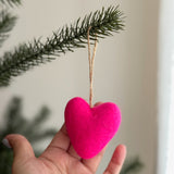 Valentine Felt Heart Ornament