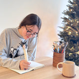 Felt Tuxedo Cat Pen Cover