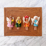 Four Seasons Fairy Felt Ornament Set – Spring, Summer, Fall & Winter Angels
