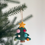 Felt Christmas Tree with Star Ornament