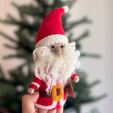 Felt Santa Wine Bottle Topper