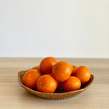 Bali Rattan Wavy Tray - Round