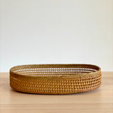 Bali Oval Rattan Woven Tray
