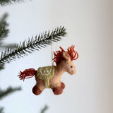 Felt Pony Ornament