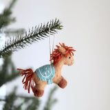 Felt Pony Ornament