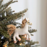 Felt Horse Ornament