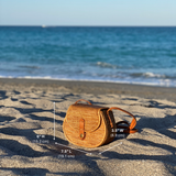 Bali Rattan Crossbody Bag - Guitar