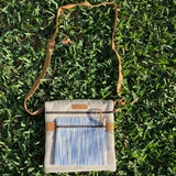 Woven Square Double Sided Crossbody Bag