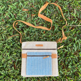 Woven Short Stripe Double Sided Bag