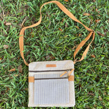 Woven Short Stripe Double Sided Bag