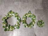 Wool Felt Mistletoe Wreath - Ganapati Crafts Co.