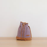 WOVEN Drawstring Bucket Bag - Sally - Ganapati Crafts Co.