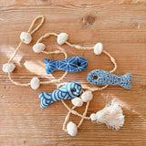 Indigo Fish Garland