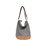 WOVEN Zipper Sling Bag - Houndstooth