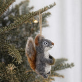 Felt Ornament - Squirrel with acorn