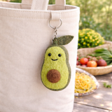 Felt Veggie Keychain - Avocado