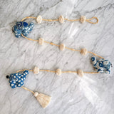 Indigo Elephant Garland