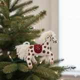 Felt Ornament - Spotty Horse