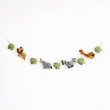 Felt Jungle Animal Garland