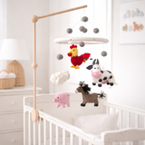 Farmland Animal Baby Mobile