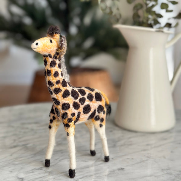 Needle Felted Giraffe