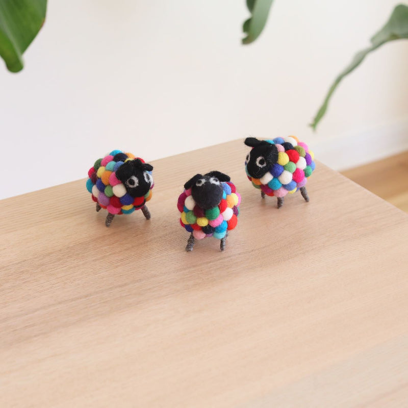 Felt Ball Pompom Sheep