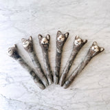 Felt Gray Tabby Cat Pen Cover