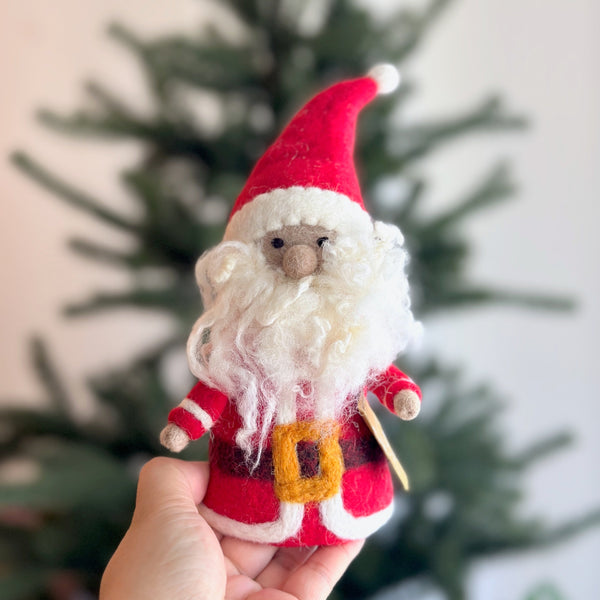 Felt Santa Wine Bottle Topper
