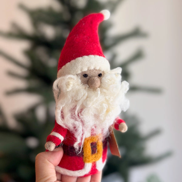 Felt Santa Wine Bottle Topper