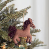 Felt Horse Ornament
