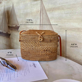 Bali Rattan Crossbody Bag - Athens