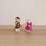 Felt Toys Set of 4 - Mice Family