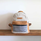 WOVEN Mini Backpack - Houndstooth