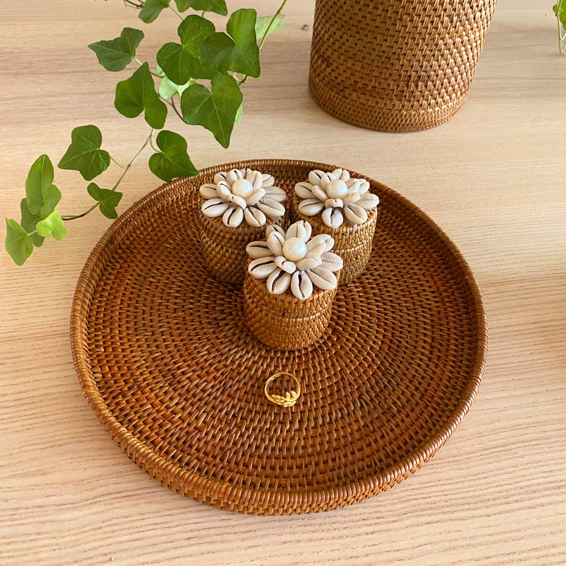 Bali Rattan Tray - Set of 3
