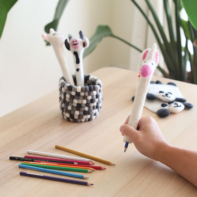 Felt Unicorn Pen Cover
