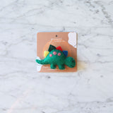 Felt Dinosaur Brooch