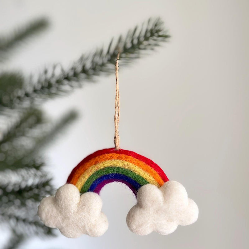 Rainbow Cloud Ornament