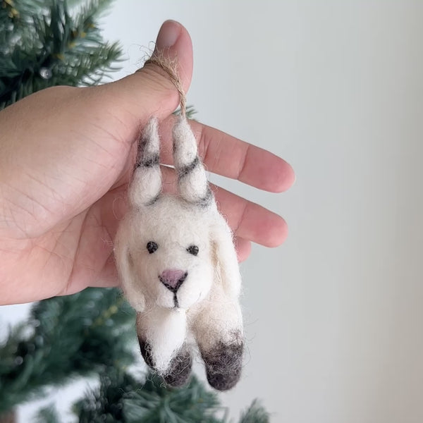Felt Ornament - Goat