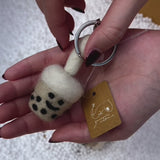 Felt Keychain - Taiwanese Bubble Tea