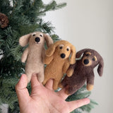 Felt Finger Puppet: Dachshund Dog