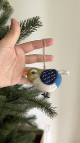 Felt Ornament - Blue Bird