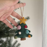 Felt Christmas Tree with Star Ornament