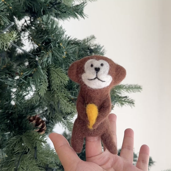 Monkey Finger Puppet