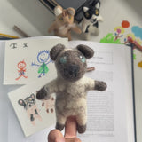 Felt Finger Puppet - Siamese Cat