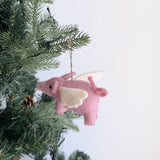 Felt Ornament - Flying Pig