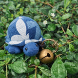 Indigo Turtle Keychain