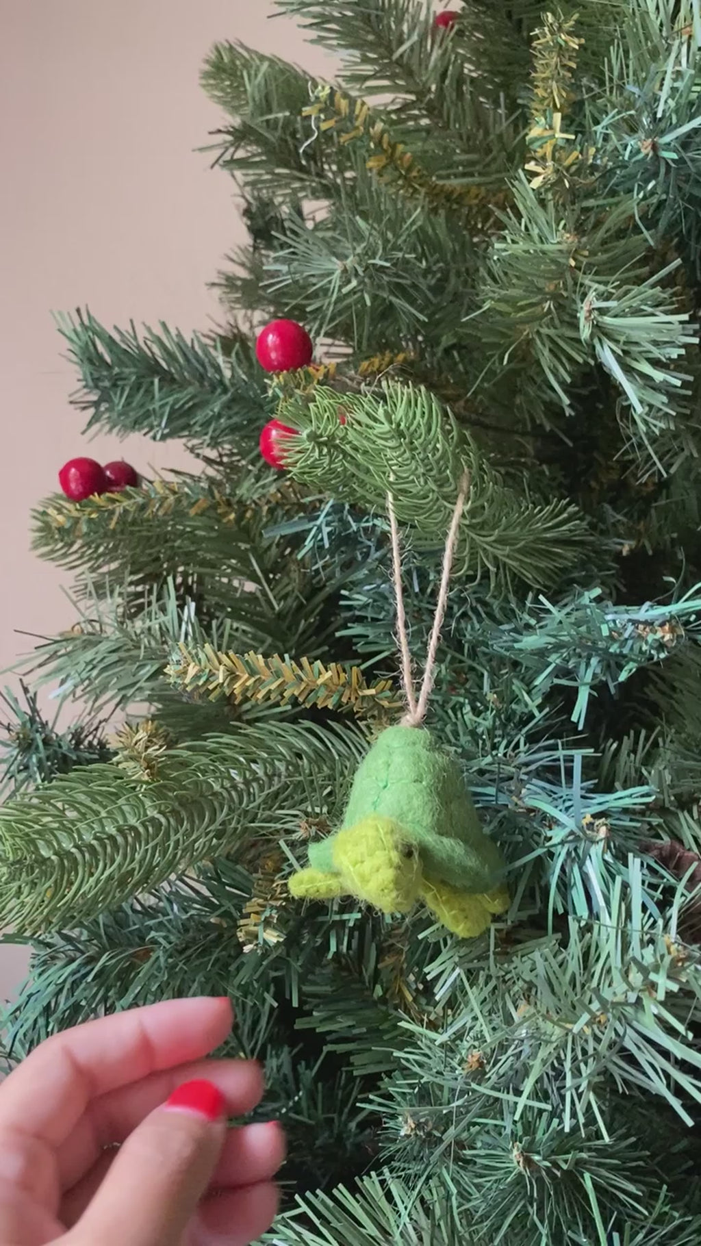 Felt Turtle Ornament - Ganapati Crafts Co.